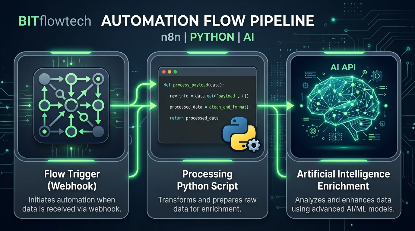 Arquitetura técnica n8n e Python