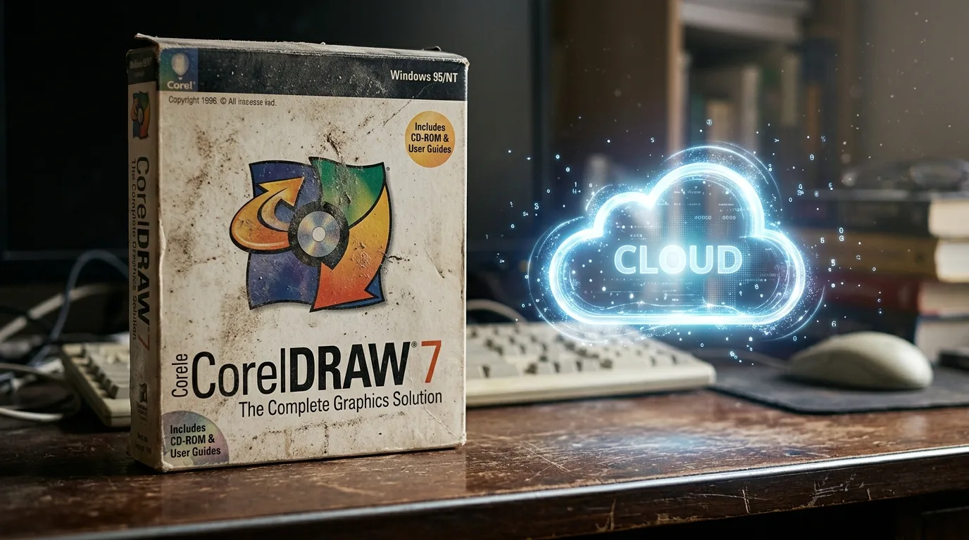 Empreendedora utilizando sistemas de gestão em nuvem